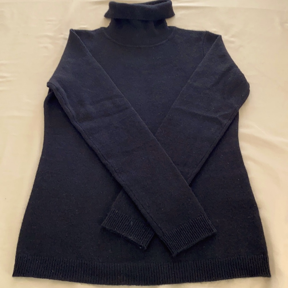 Cashmere Turtleneck Black, Charter Club, XS